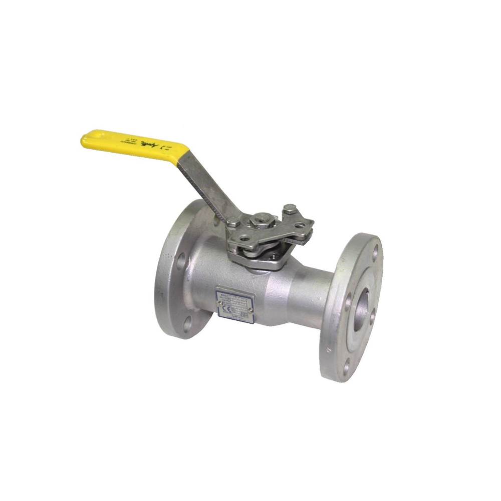 Apollo Stainless Steel Standard Port Ball Valve With Side Vented Ball, Graphite Packing, Spiral Wound Graphite Body Seal, Rptfe Bearing, Tfm 1600 Seats, Ptfe Chevron Packing, Spiral Wound Ptfe Body Seal Peek Bearing 2'' (2 X Flange)