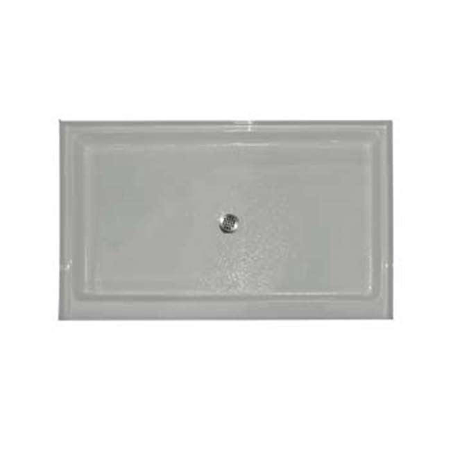 Aquarius Bathware 60'' Thermal Cast Acrylic shower pan with 6'' threshold. (AB 6032 C)