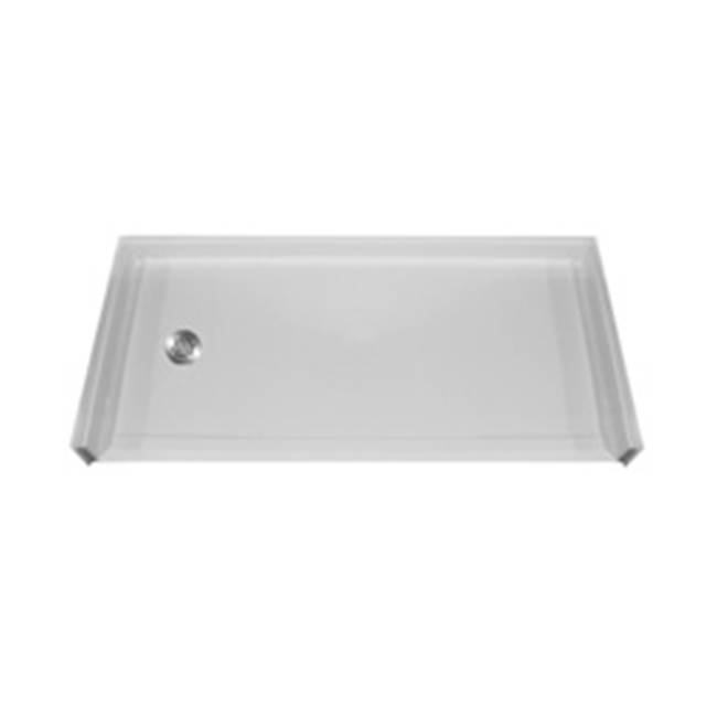 Aquarius Bathware 5'' AcrylX™ barrier-free shower base with Easy Base. (MPB 6033 BF 1.0 L/R)