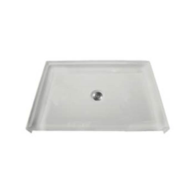 Aquarius Bathware AcrylX™ barrier-free shower pan with Easy Base shower base. ADA compliant. (MPB 3838 BF .5 C)