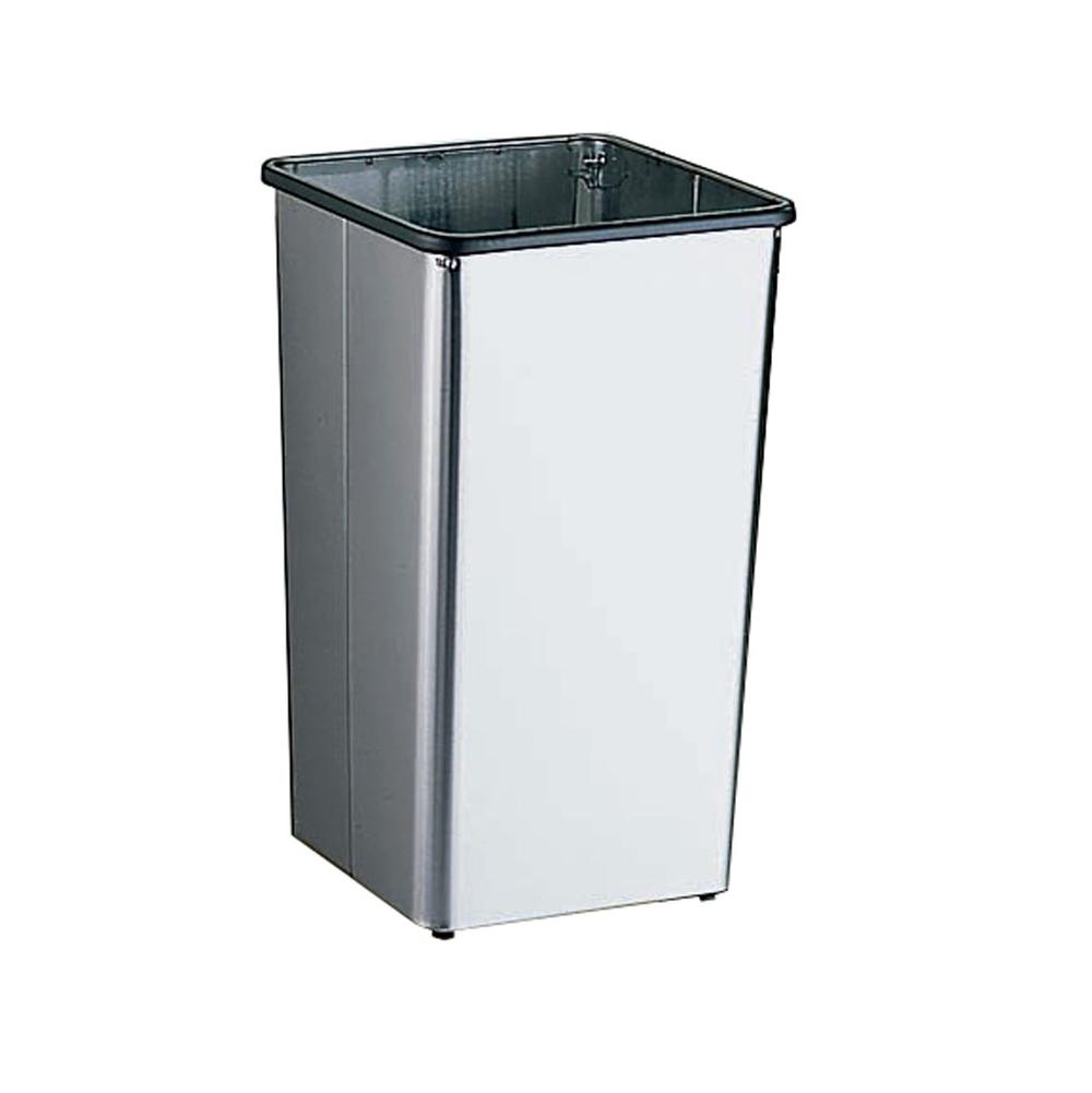Bobrick Waste Receptacle With Open Top, 21-Gallon