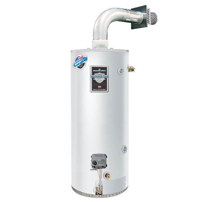 Bradford White 48 Gallon Light-Duty Commercial Gas (Natural) Direct Vent Water Heater with Flexible Vent Kit