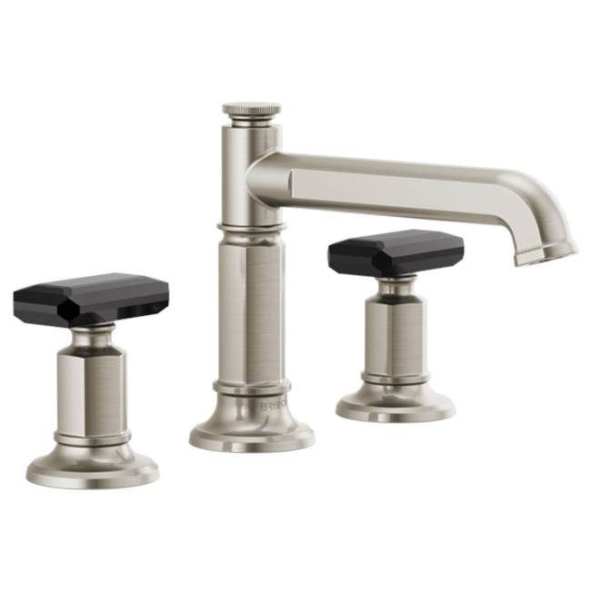 Brizo Invari® Widespread Lavatory Faucet with Column Spout - Less Handles 1.5 GPM