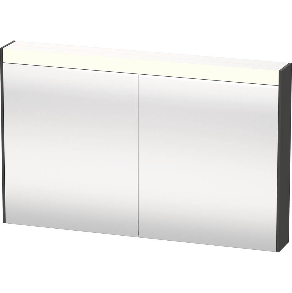 Duravit Brioso Mirror Cabinet with Lighting Graphite