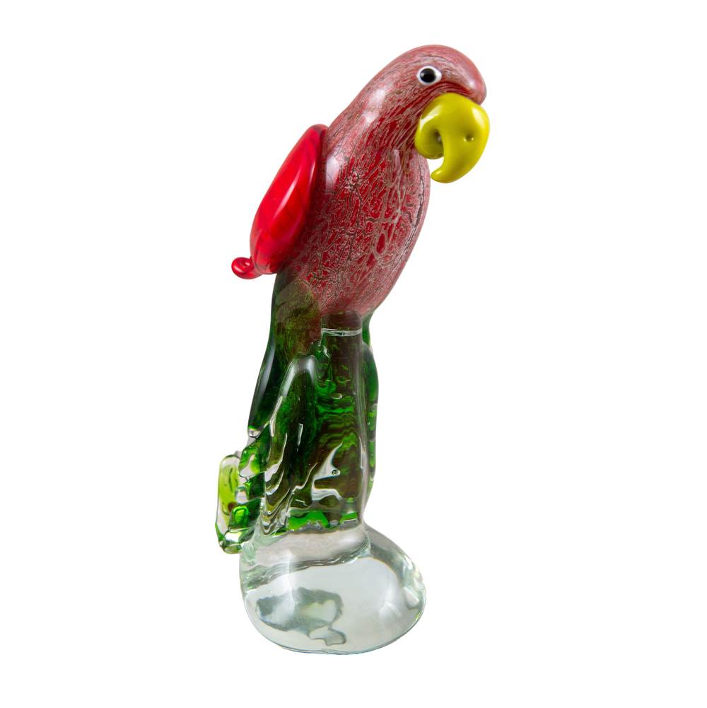 Dale Tiffany Tropics Parrot Handcrafted Art Glass Figurine