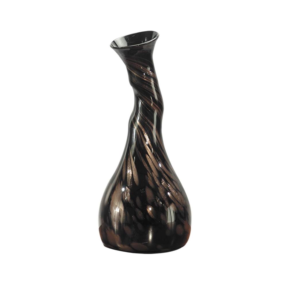 Dale Tiffany Twisted Gourd Hand Blown Art Glass Vase