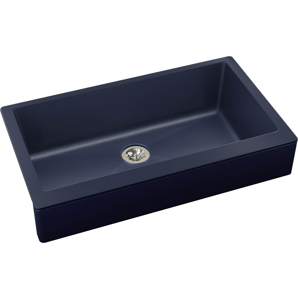 Elkay Reserve Selection Elkay Quartz Luxe 35-7/8'' x 20-15/16'' x 9'' Single Bowl Farmhouse Sink with Perfect Drain, Jubilee