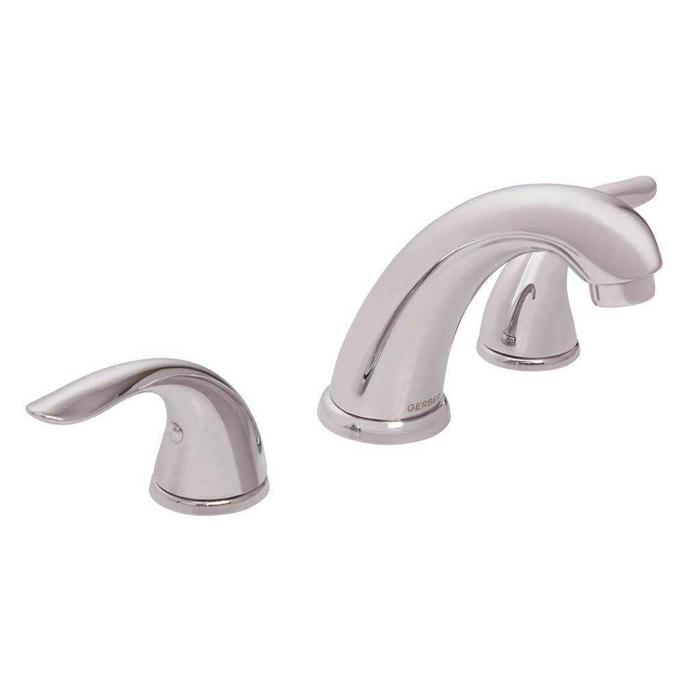 Gerber Plumbing Viper 2H Widespread Lavatory Faucet w/ 50/50 Touch Down Drain 1.2gpm Brushed Nickel