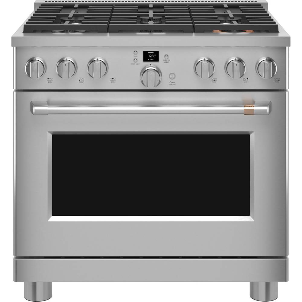 Cafe 36'' Smart All-Gas Commercial-Style Range With 6 Burners (Natural Gas)
