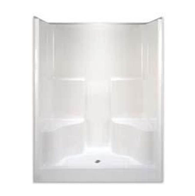 Hamilton Bathware Alcove AcrylX 36 x 60 x 78 Shower in Thunder Gray G6077SH2S