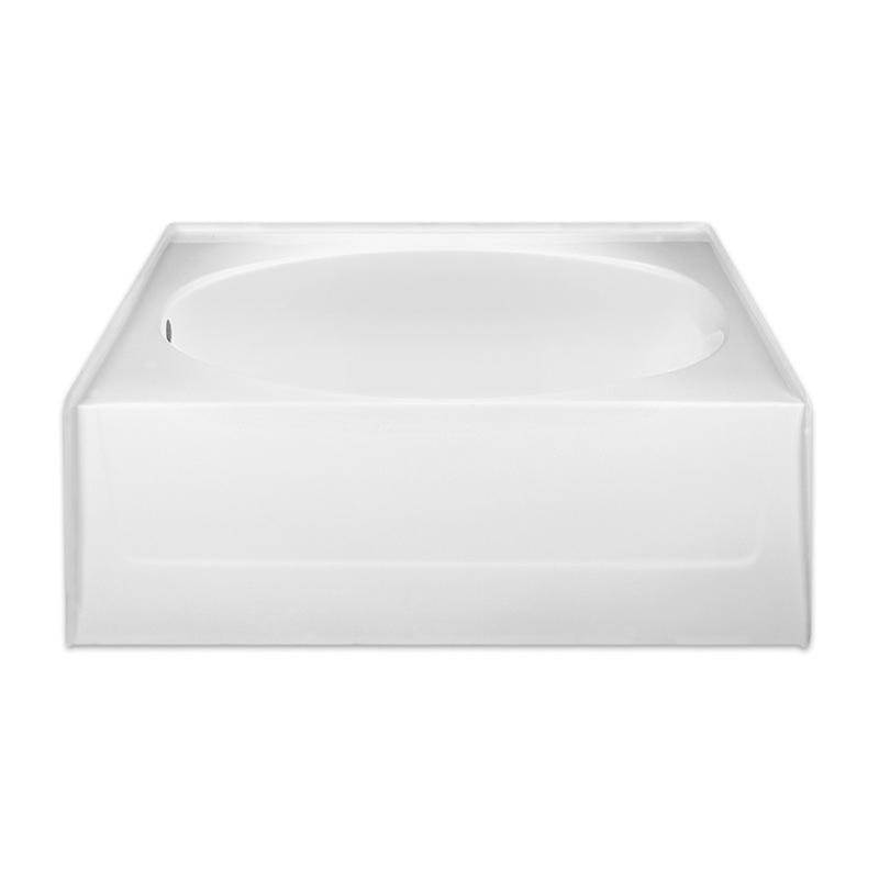 Hamilton Bathware Alcove AcrylX 60 x 42 x 22 Bath in White G2406TO