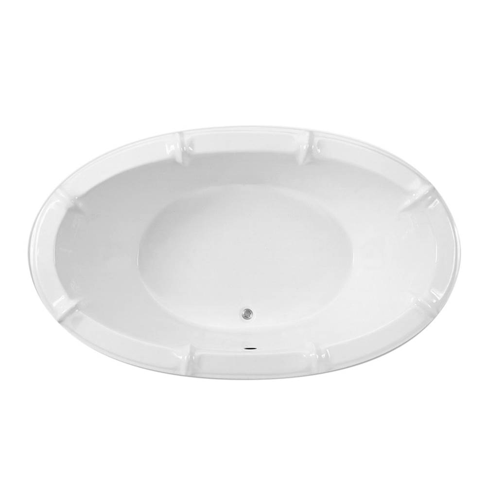 Hamilton Bathware Drop-in AcrylX 72 x 42 x 22 Bath in White G4272OV