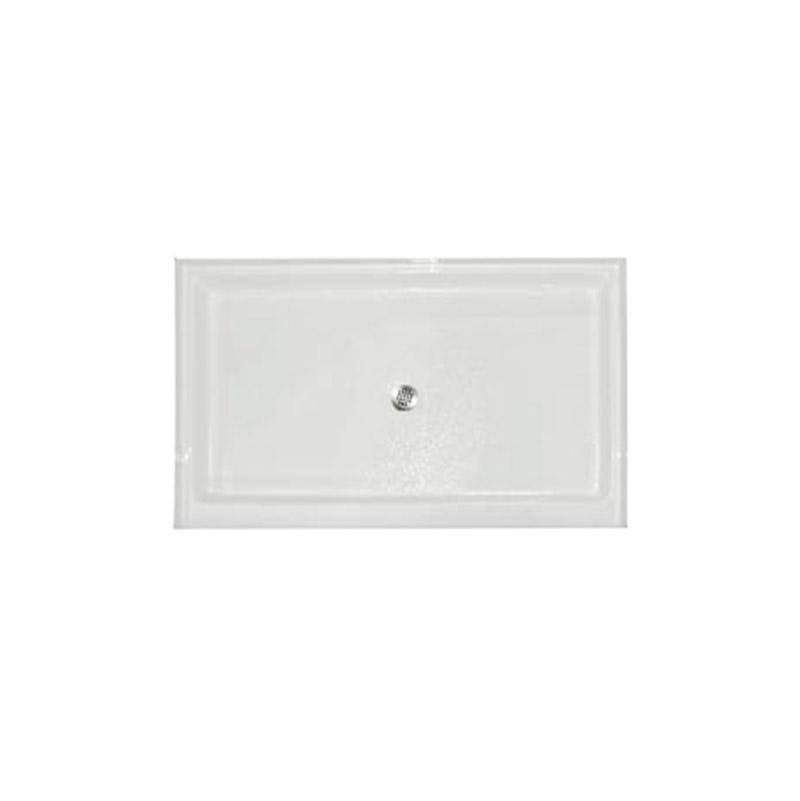 Hamilton Bathware Thermal Cast Acrylic 48 x 34 x 5 Shower Base in Biscuit AB 3448