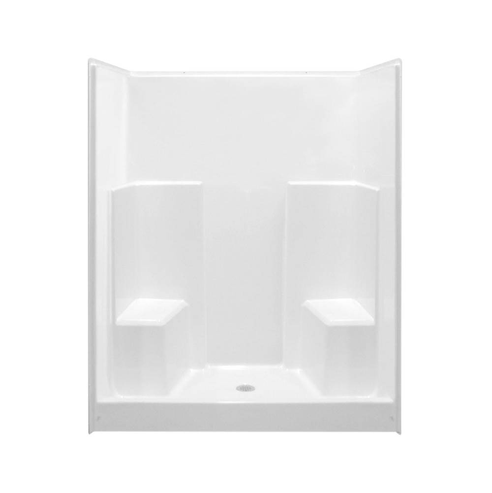 Hamilton Bathware Alcove AcrylX 35 x 60 x 75 Shower in White G6036SH2S