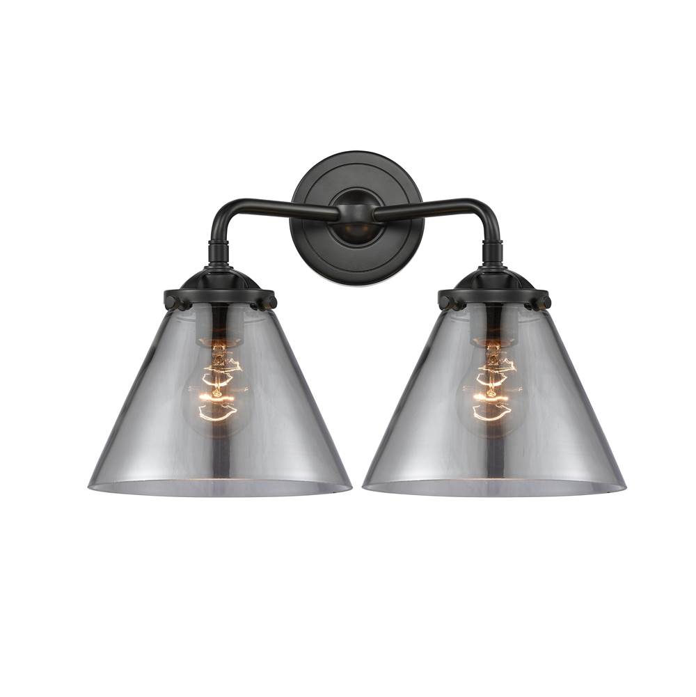 Innovations Large Cone 2 Light Bath Vanity Light part of the Nouveau Collection