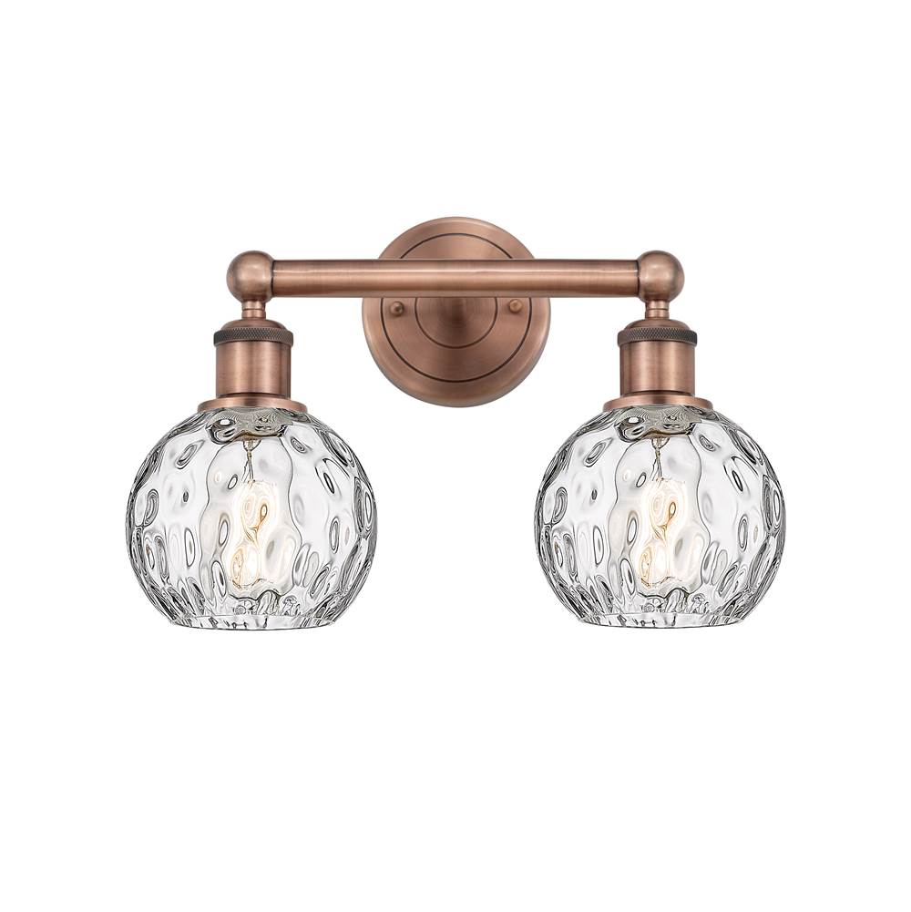 Innovations Athens Water Glass Antique Copper Bath Vanity Light