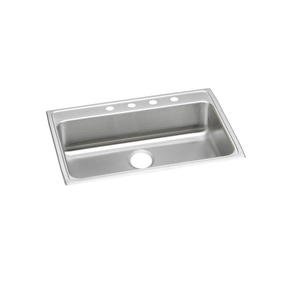 Just Manufacturing Stainless Steel 31'' x 22'' x 4-1/2'' 1-Hole Single Bowl Drop-in ADA Sink