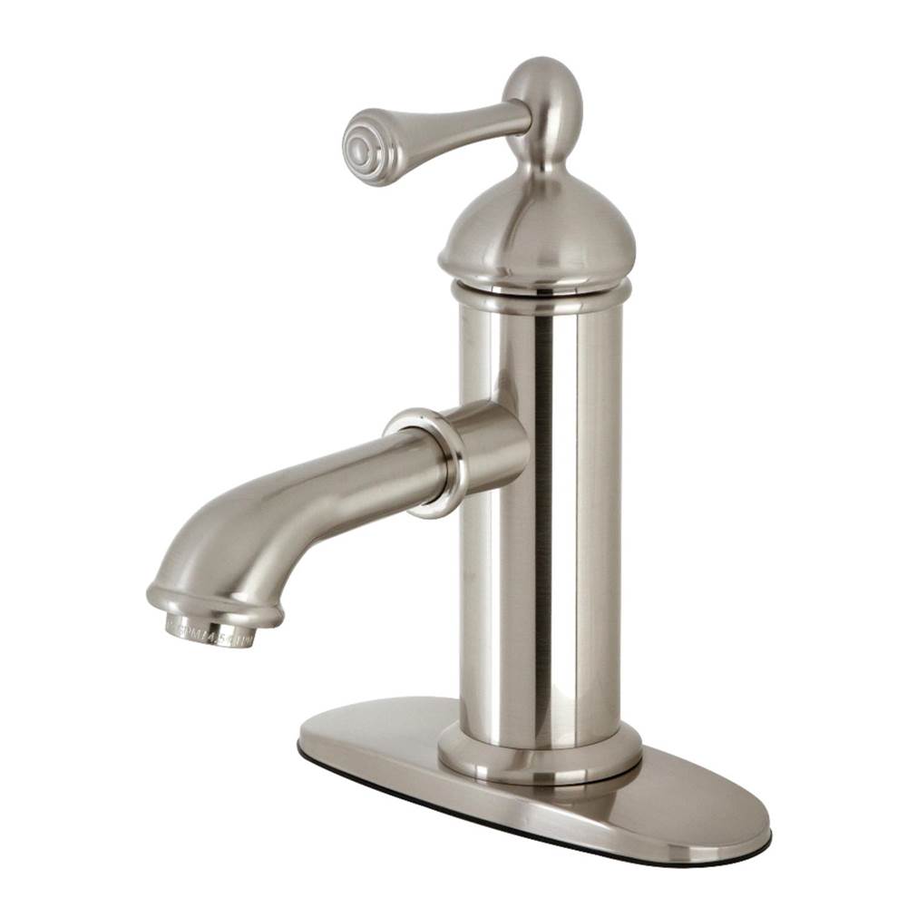 Kingston Brass Paris Single Lever Handle Bathroom Faucet, Brushed Nickel