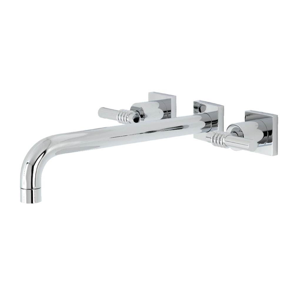 Kingston Brass KS4941QL Milano Widespread Bathroom Faucet Polished Chrome 