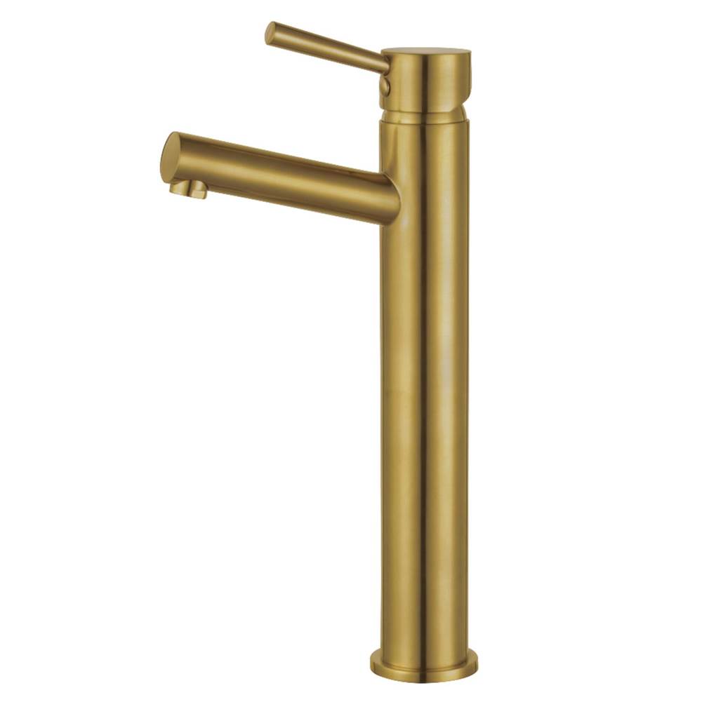 Kingston Brass Fauceture Concord Single-Handle Vessel Faucet, Brushed Brass