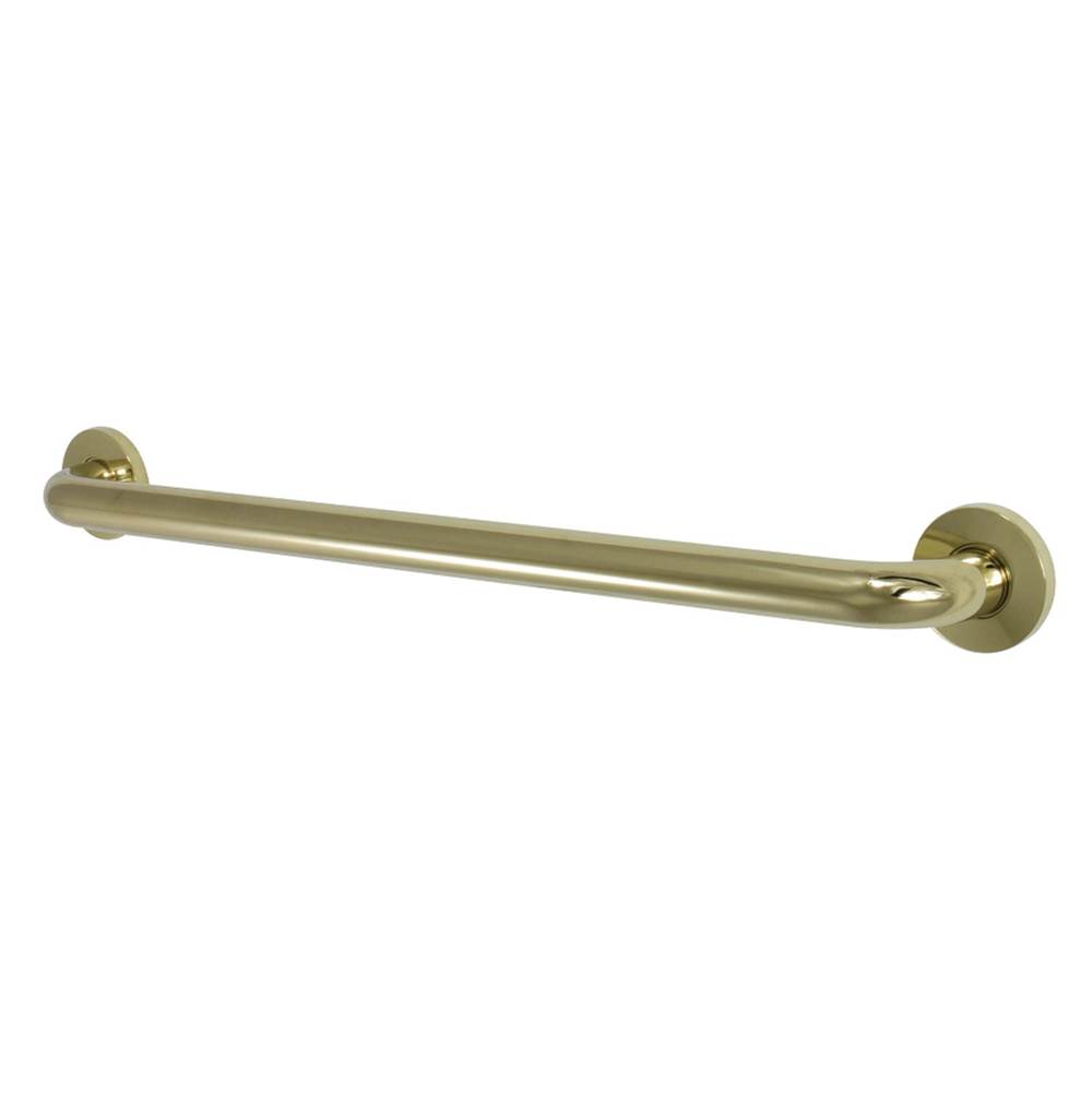 Kingston Brass Silver Sage 18-Inch X 1-1/4-Inch OD ADA Grab Bar, Polished Brass