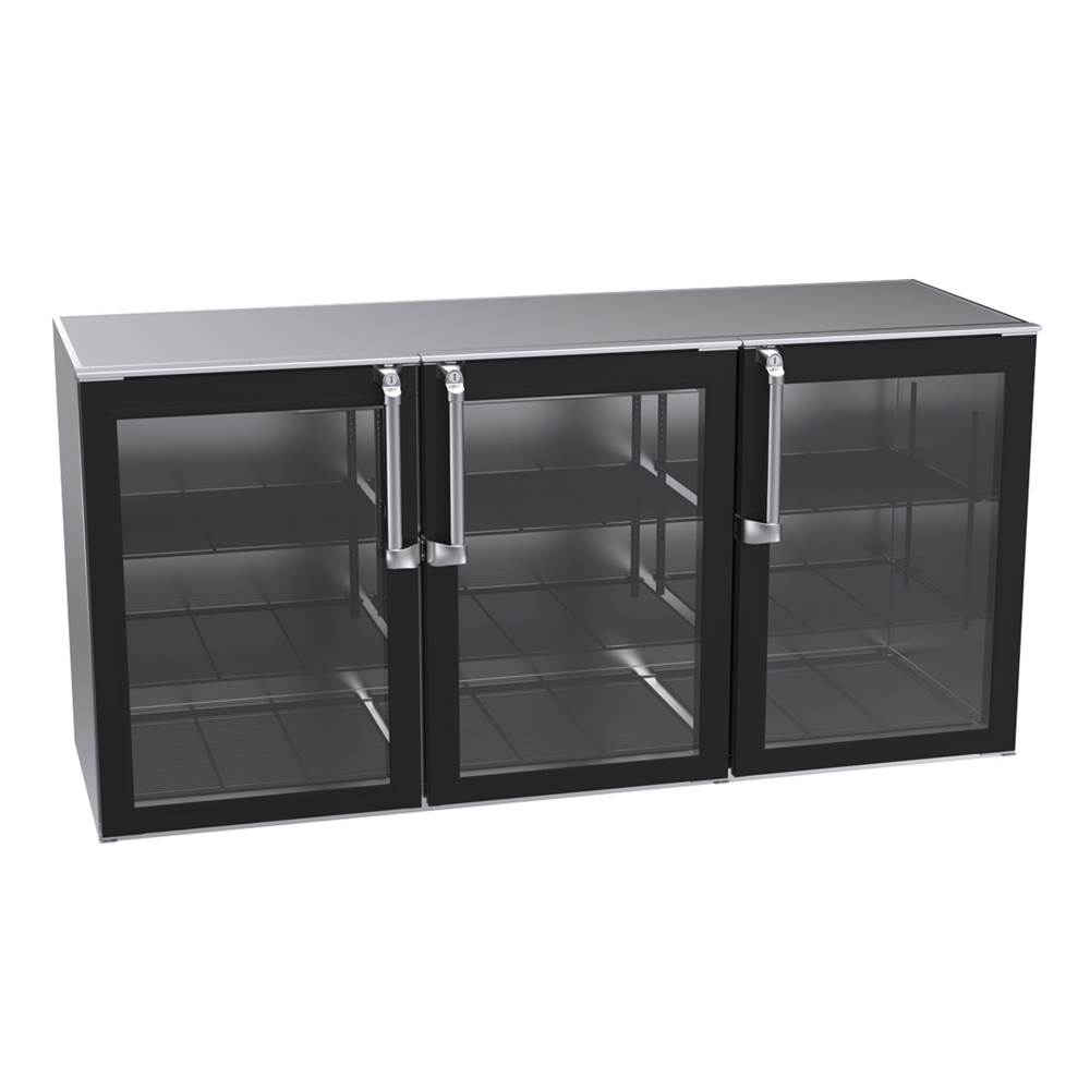 Krowne Krowne Royal 72'' Remote Backbar Cooler With Bv Glass Left And Right Doors