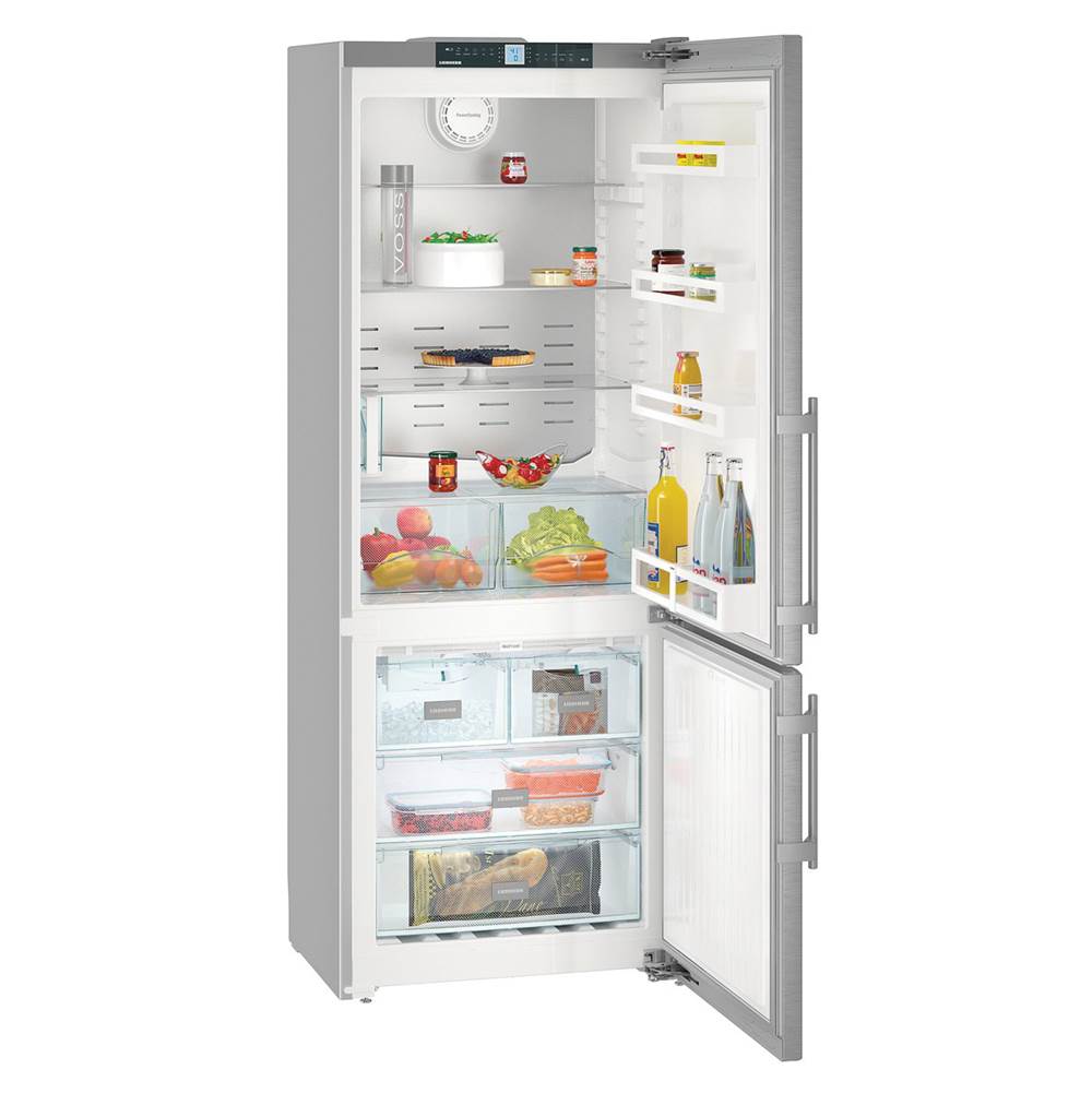 Liebherr Bottom Mount Refr/Freezer R With Soft System, Smart Steel, Ice Maker With Water Tank