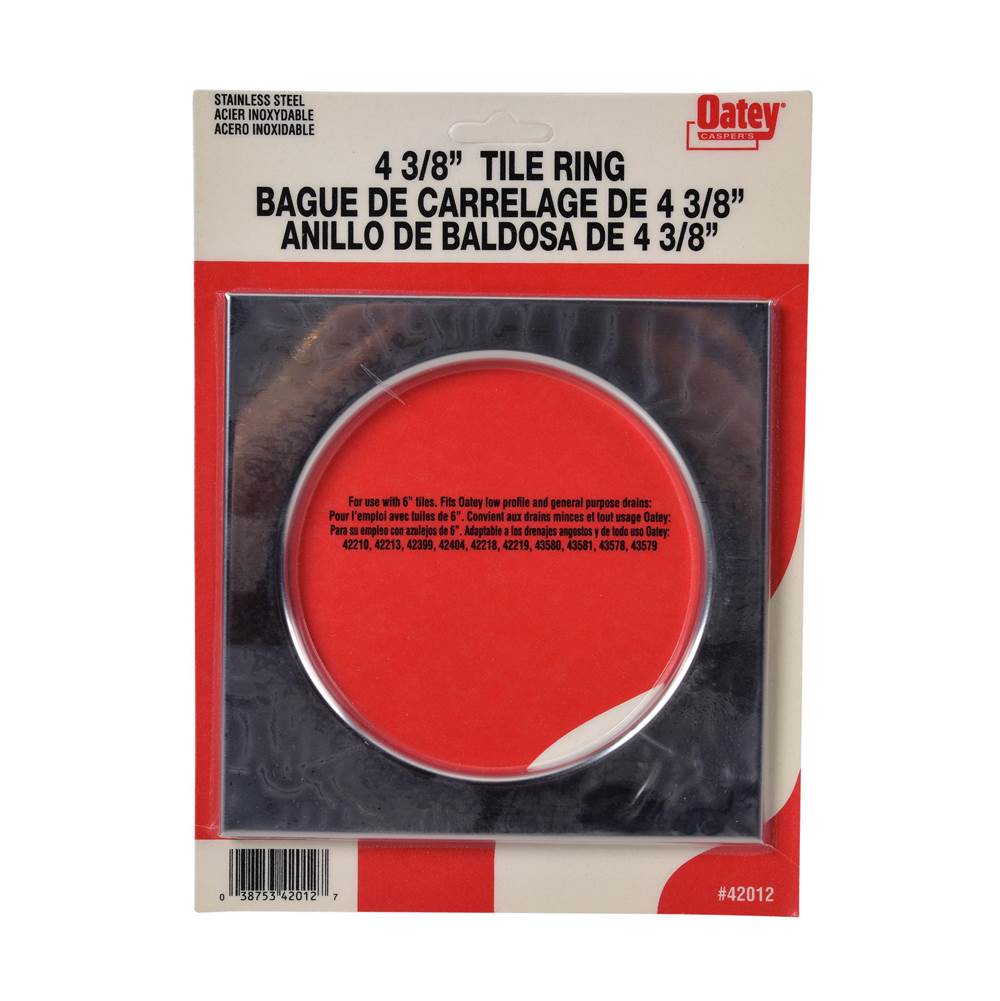 Oatey Carded Large Ss Tile Ring