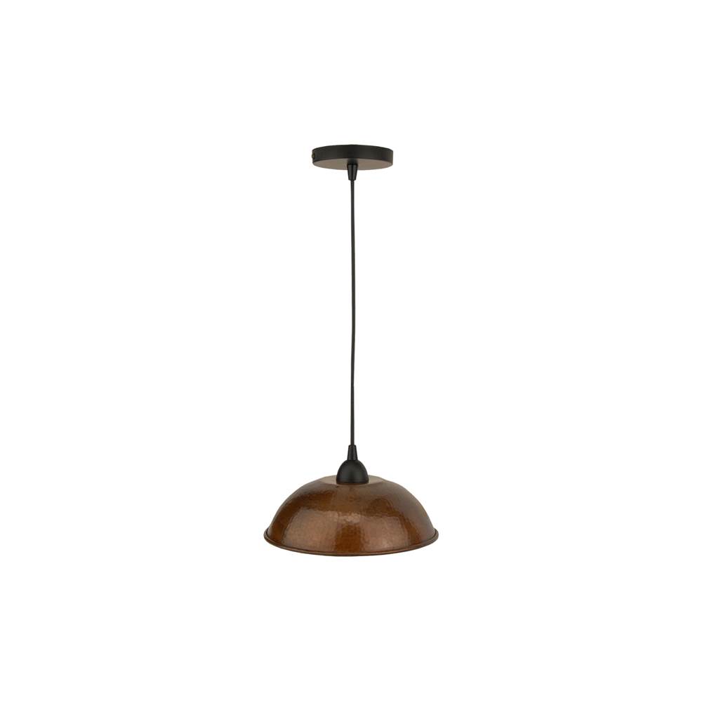 Premier Copper Products Hand Hammered Copper 10.5'' Dome Pendant Light