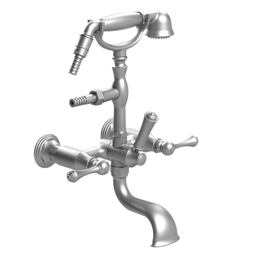 Rubinet Wall Mount Tub Filler With Hand Held Shower