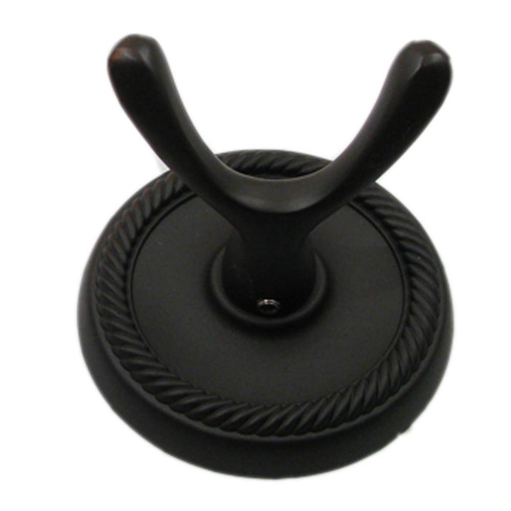 Rusticware Riverside Traditional English Rope Robe Hook in Oil Rubbed Bronze