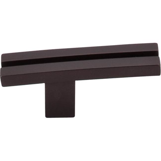 Top Knobs Inset Rail Knob 2 5/8 Inch Oil Rubbed Bronze