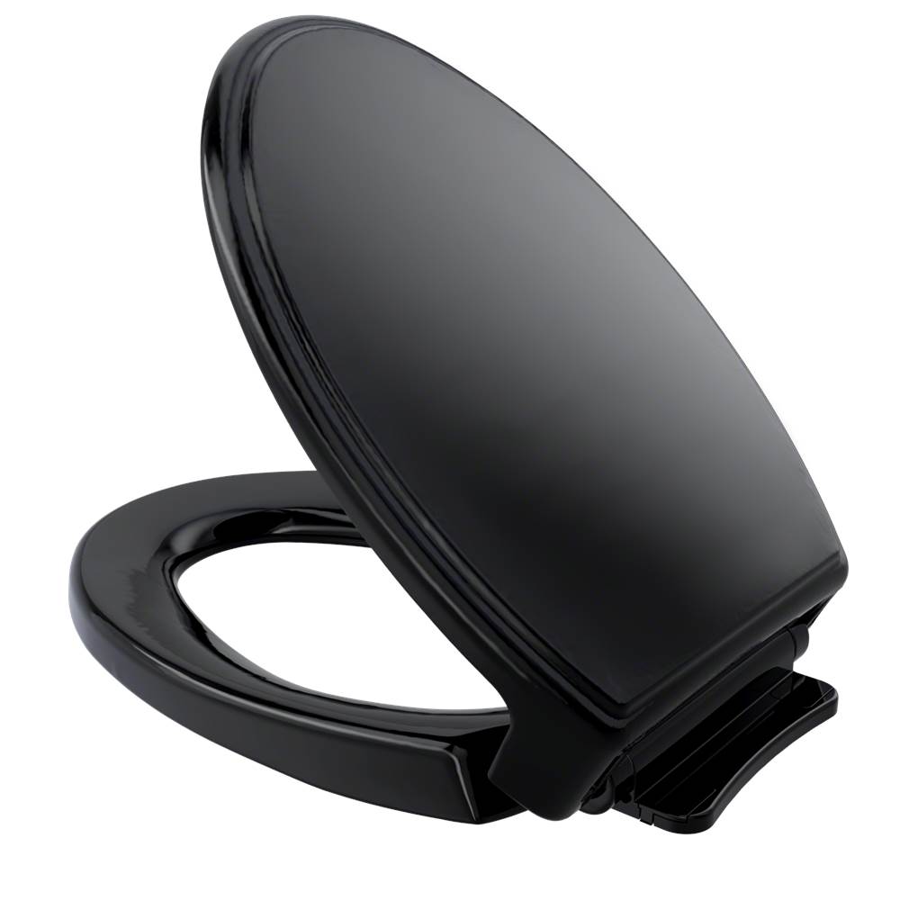 TOTO Toto® Traditional Softclose® Non Slamming, Slow Close Elongated Toilet Seat And Lid, Ebony
