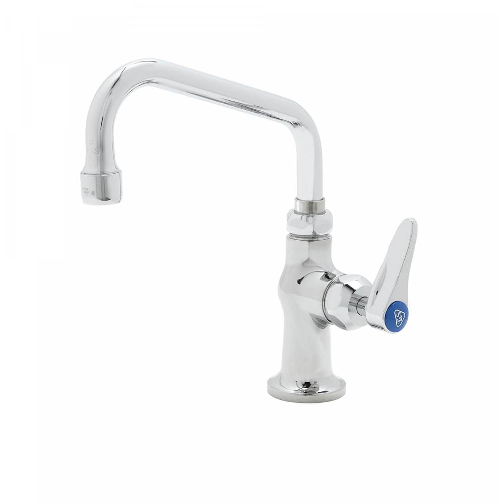 T&S Brass Single Hole Pantry Faucet, Deck Mount, Ceramic Cartridges, 6'' Swing Nozzle (059X), Lever Handle & Loose Inlet Shank
