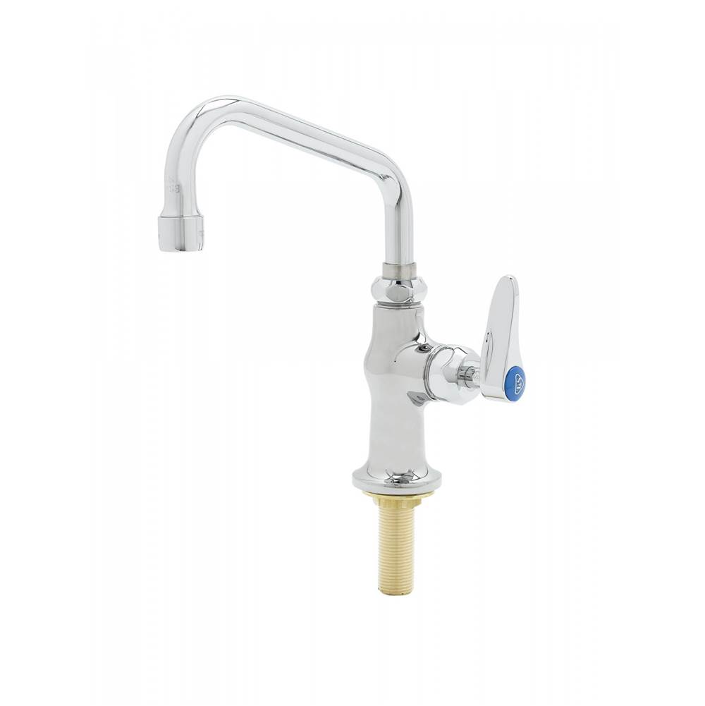 T&S Brass Single Temp Deck Mount Faucet w/ Cerama Cartridge & 6'' Swing Nozzle