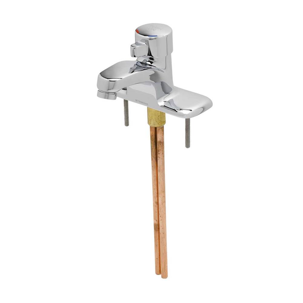 T&S Brass Lavatory Faucet, Metering, 4'' Centerset w/ Inlet Check-Screen Assemblies (No Modifications Allowed)