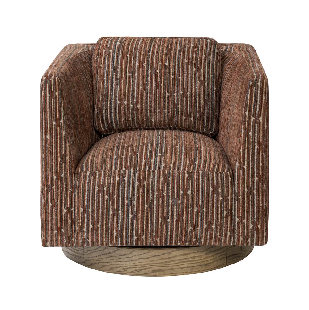 Varaluz Fullerton Accent Chair - Harvest Oak/Geo