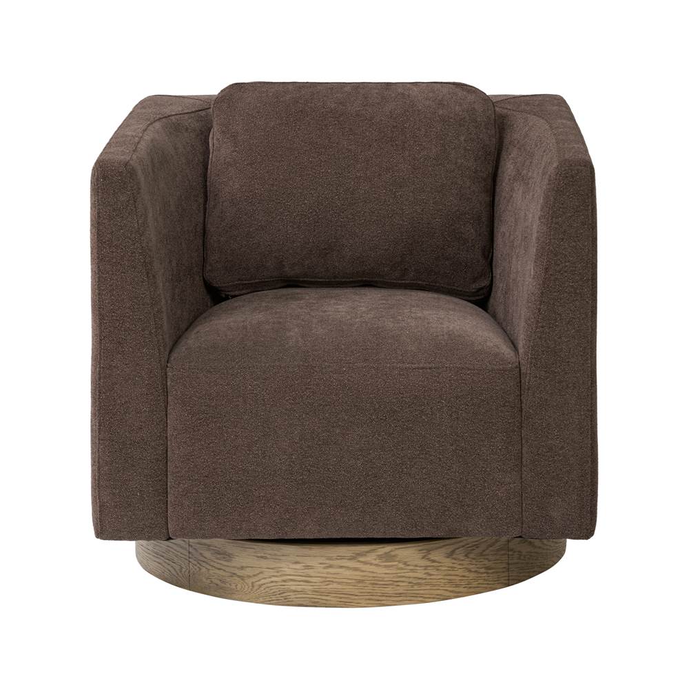 Varaluz Fullerton Accent Chair - Harvest Oak/Chocolate