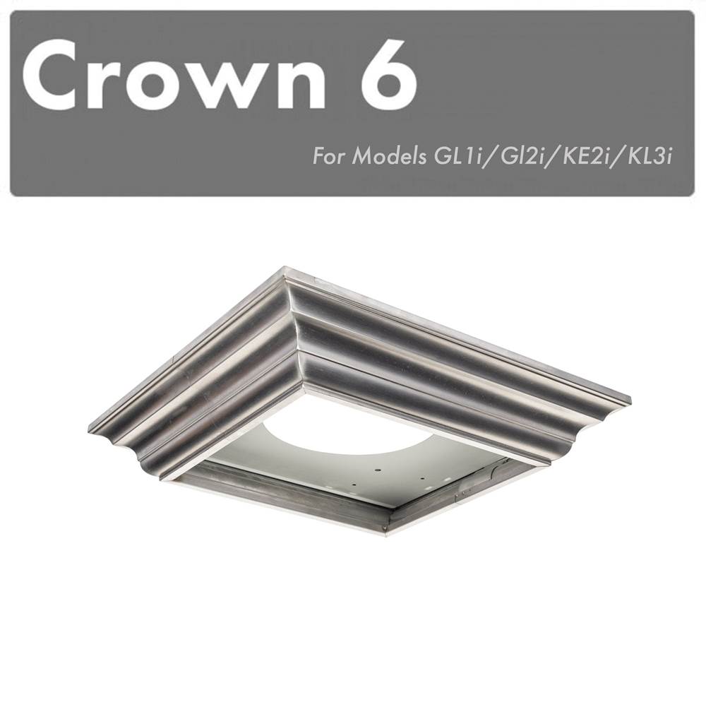 Z-Line Crown Molding Profile 6 for Wall Mount Range Hoods